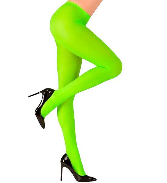 Large fluorescent green tights