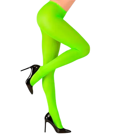 Large fluorescent green tights