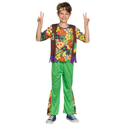 Hippie flower disguise for boys - 4-6 years