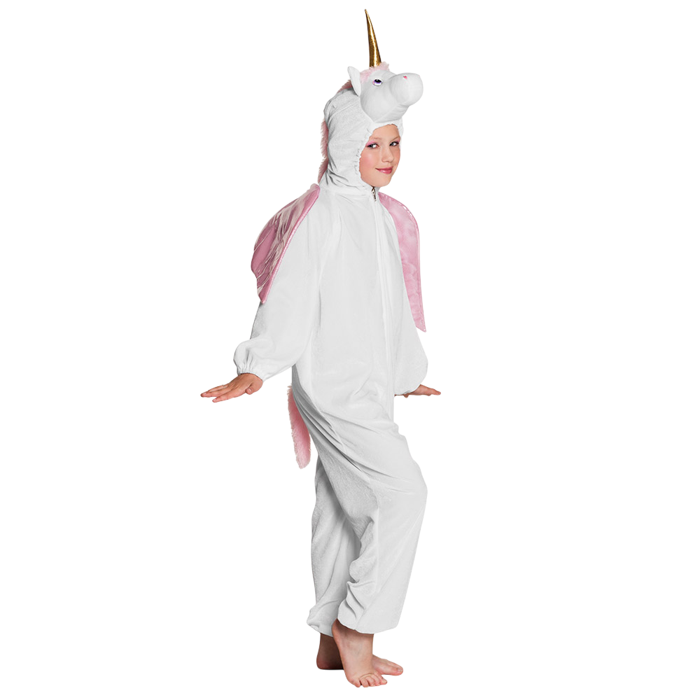 Children's unicorn plush disguise - Max 1.40 m