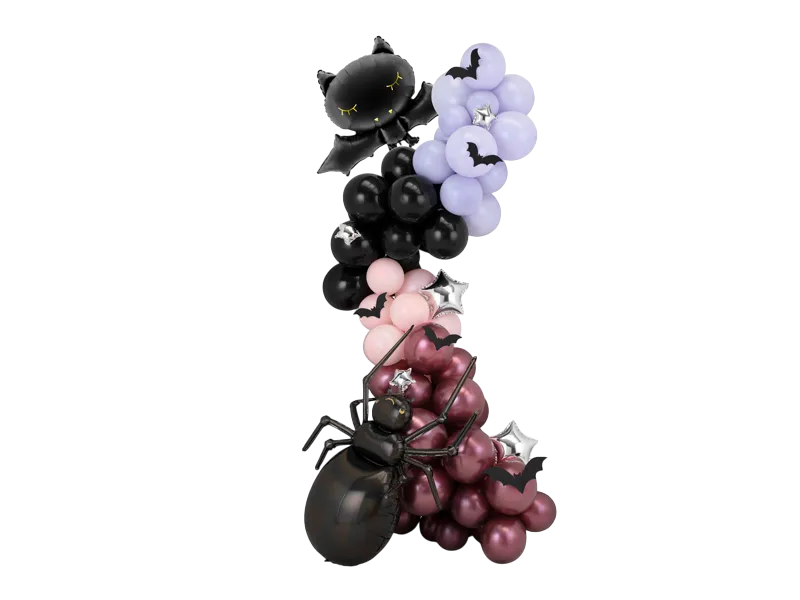 Halloween balloon garland