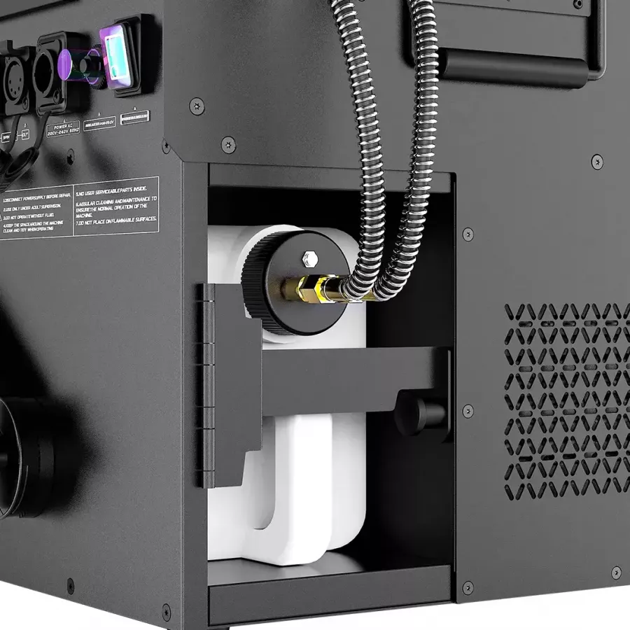 NOVA FOG JET - Fog machine CO2 EFFECT, IP65 + LED 24x9W - Projection 15 metres