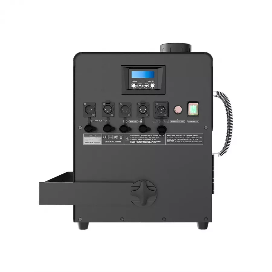 NOVA FOG JET - Fog machine CO2 EFFECT, IP65 + LED 24x9W - Projection 15 metres