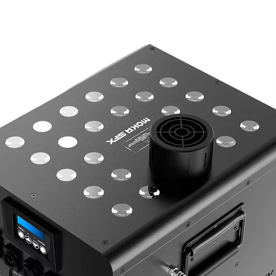 NOVA FOG JET - Fog machine CO2 EFFECT, IP65 + LED 24x9W - Projection 15 metres