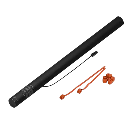 Streamer Red 80 cm electric confetti gun