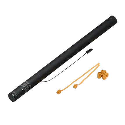 Streamer Orange electric confetti gun 80 cm
