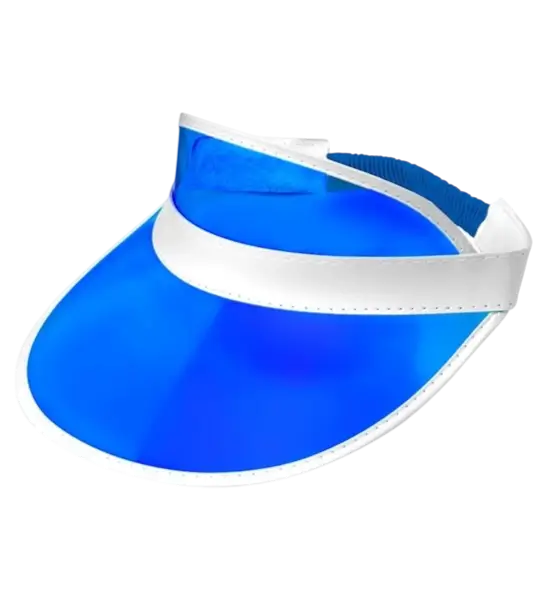 Blue peaked cap