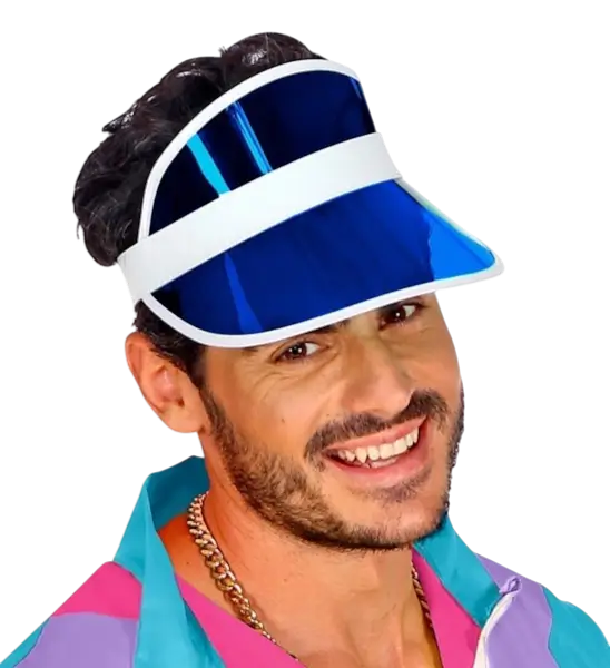Blue peaked cap
