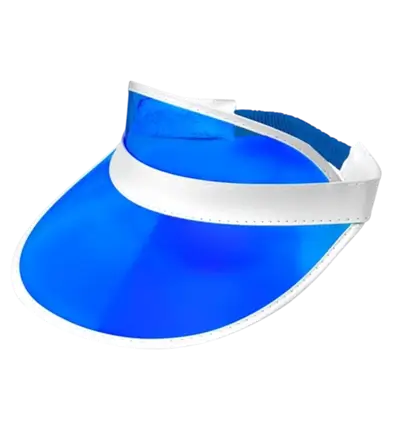 Blue peaked cap