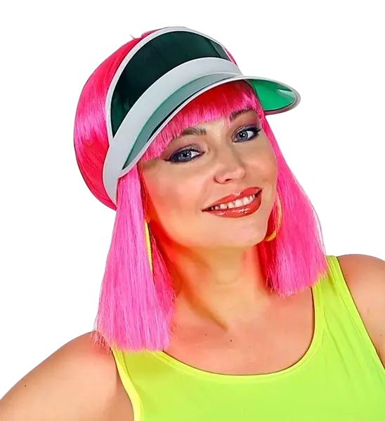 Green peaked cap