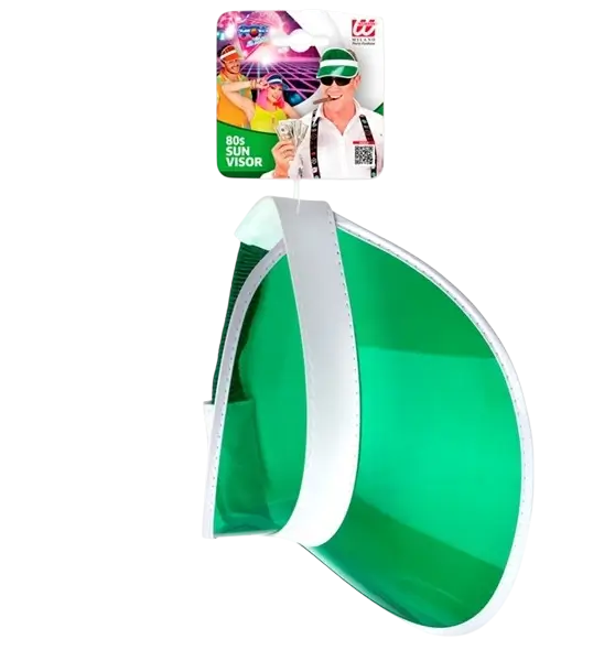 Green peaked cap