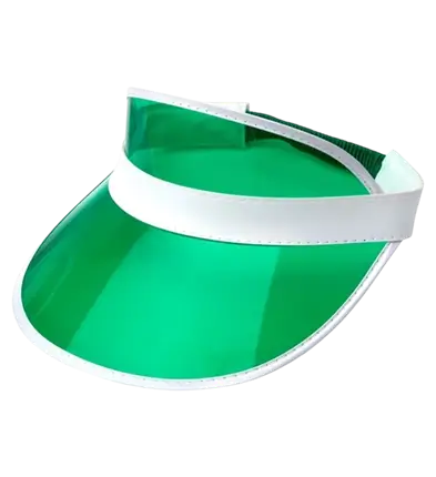 Green peaked cap