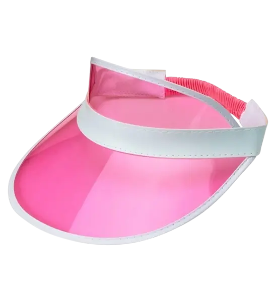 Pink peaked cap