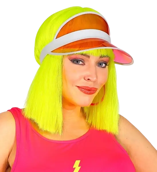 Pink peaked cap
