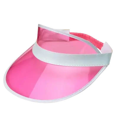 Pink peaked cap