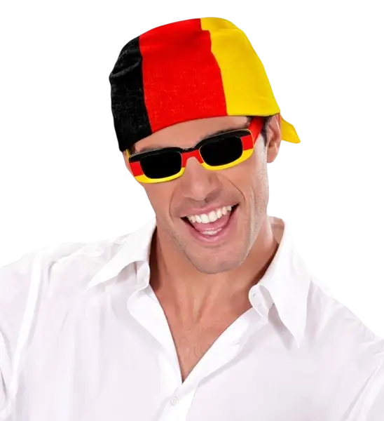 Bandana Germany 55 cm in cotton - Supporter and fancy dress