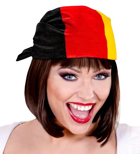 Bandana Germany 55 cm in cotton - Supporter and fancy dress