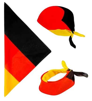 Bandana Germany 55 cm in cotton - Supporter and fancy dress