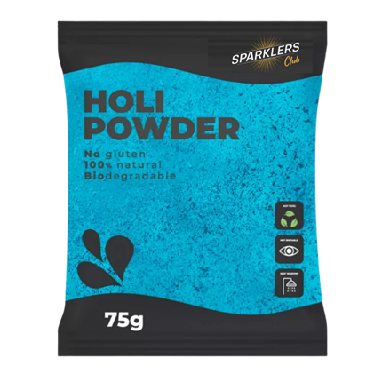 BLUE Holi powder – 75-gram sachet
