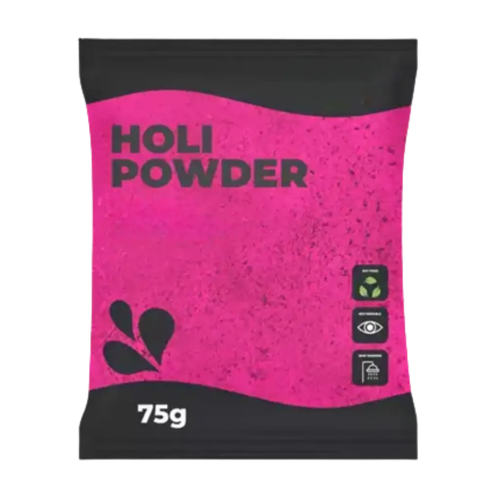 Holi PINK Powder – 75-gram sachet