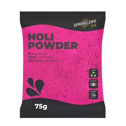 Holi PINK Powder – 75-gram sachet
