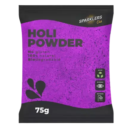 Holi Purple Powder – 75-gram sachet
