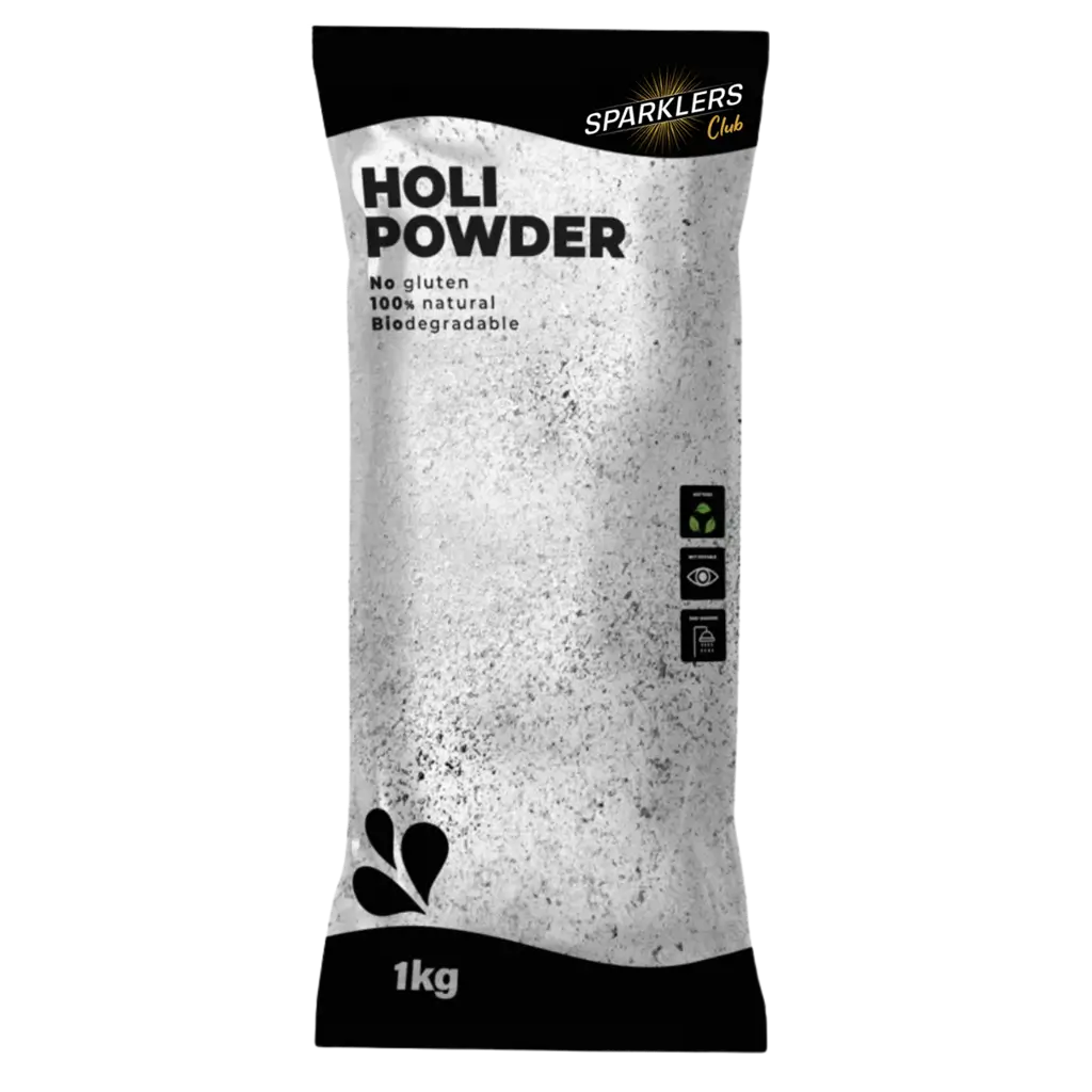 White Holi Powder – 1kg bag