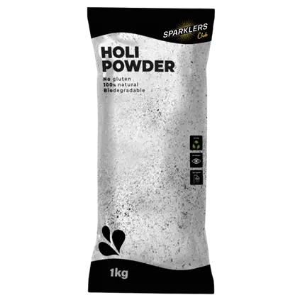 White Holi Powder – 1kg bag