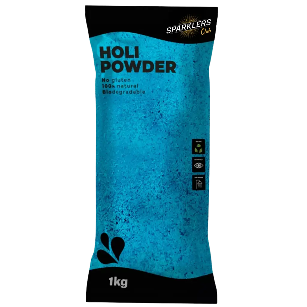 Blue Holi Powder – 1kg bag