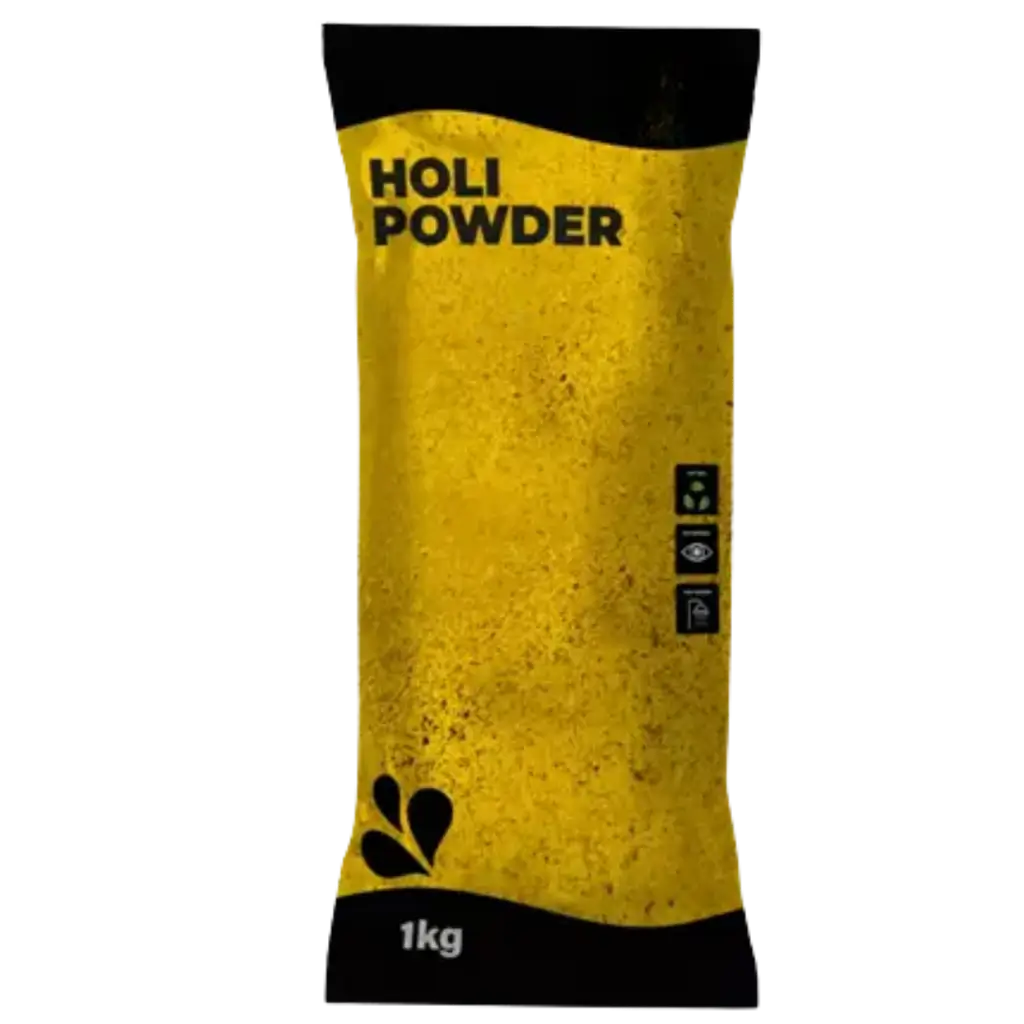 Yellow Holi Powder – 1kg bag