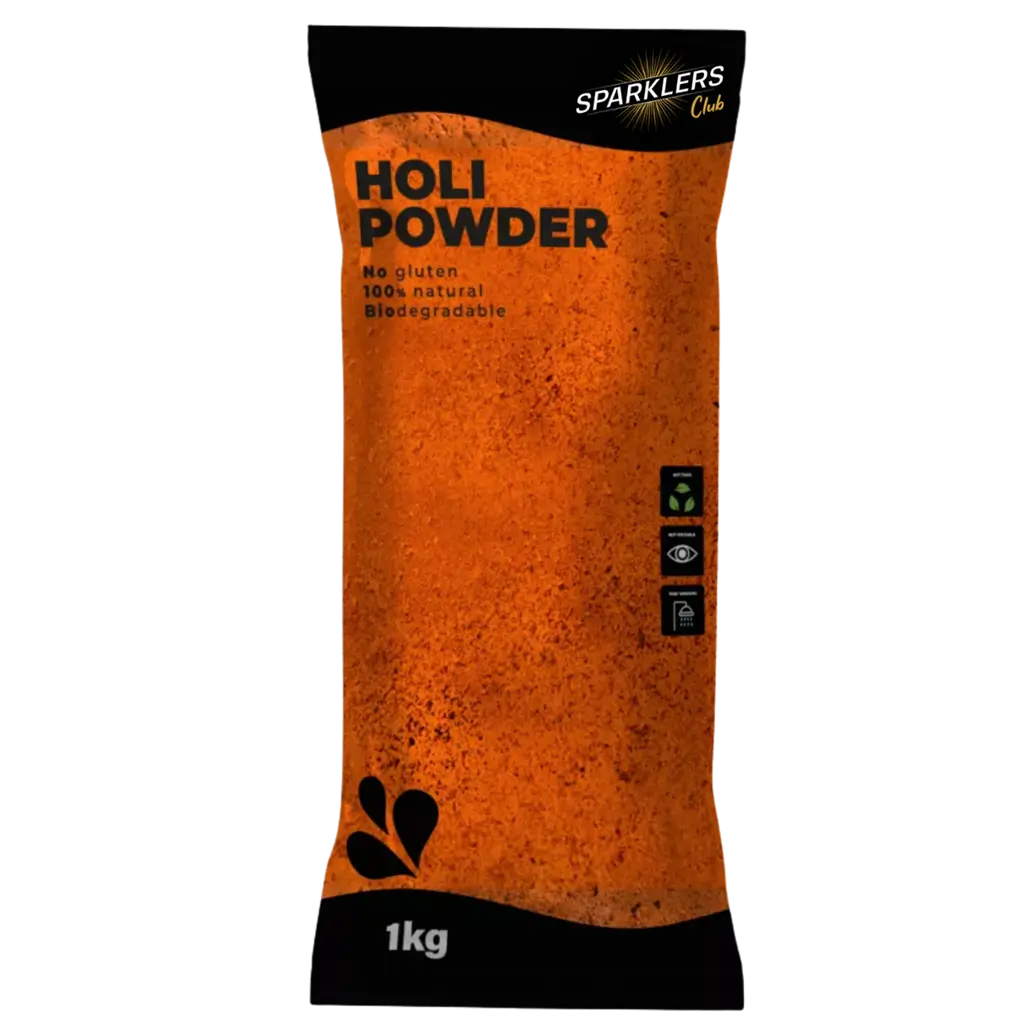 Orange Holi Powder – 1kg bag