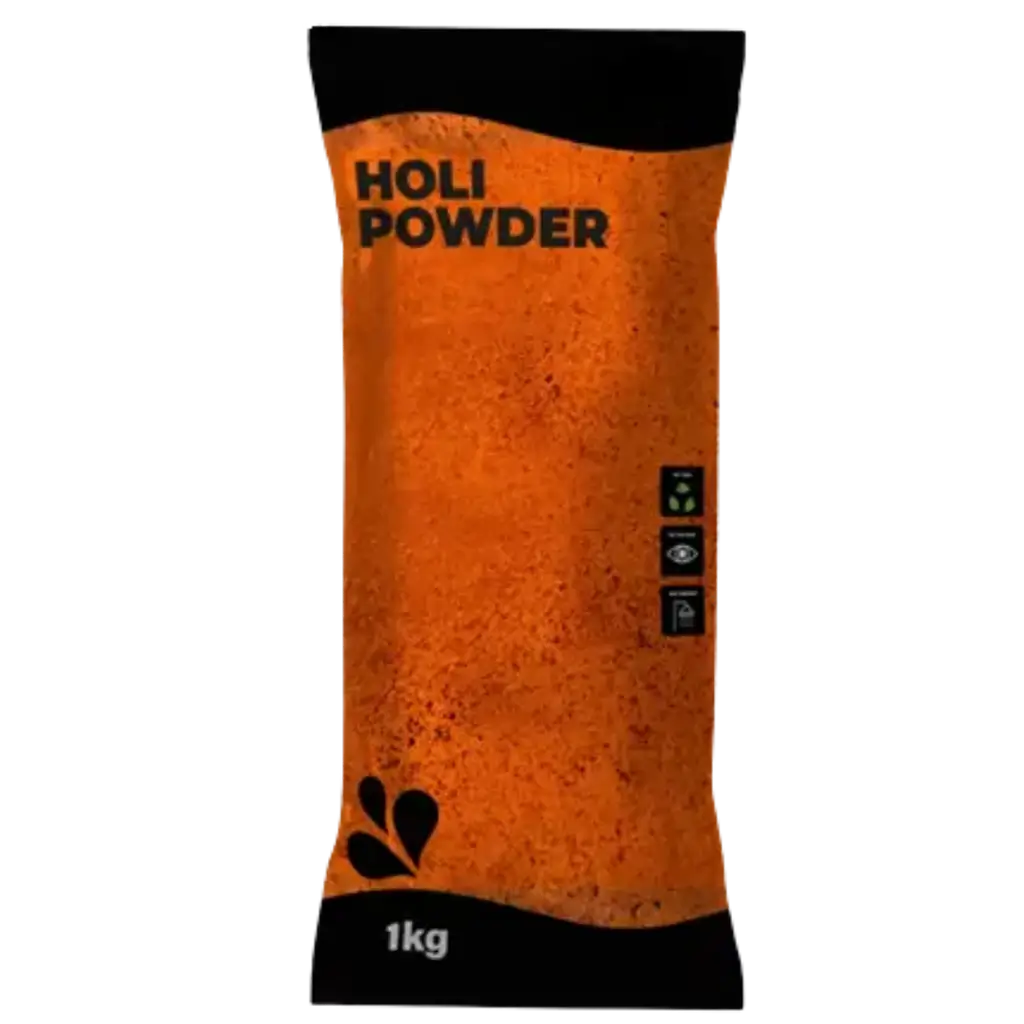 Orange Holi Powder – 1kg bag