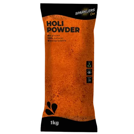 Orange Holi Powder – 1kg bag