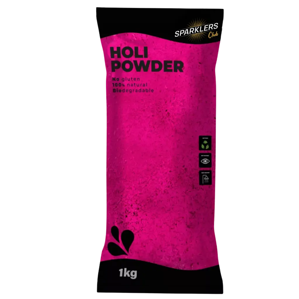 Holi Pink Powder – 1kg bag