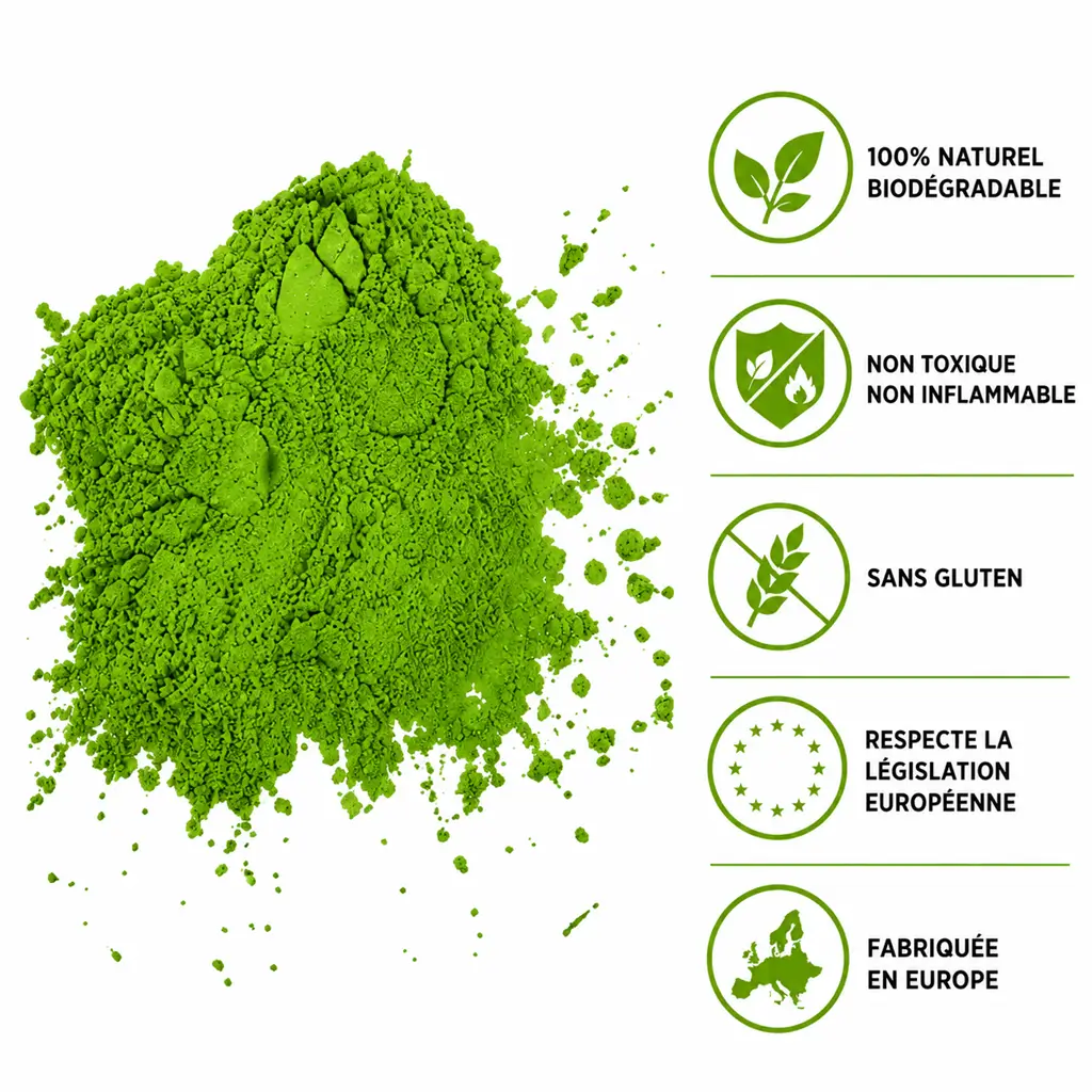 Green Holi Powder – 1kg bag