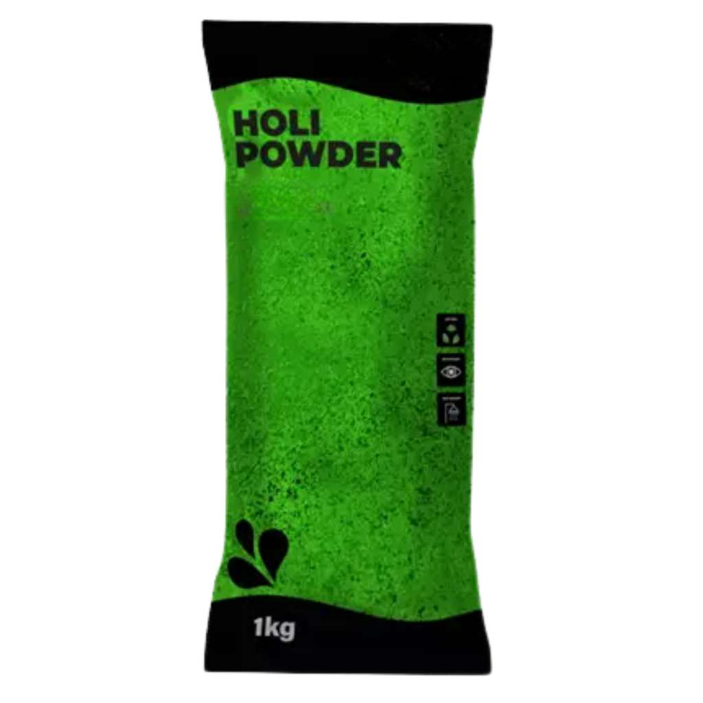 Green Holi Powder – 1kg bag
