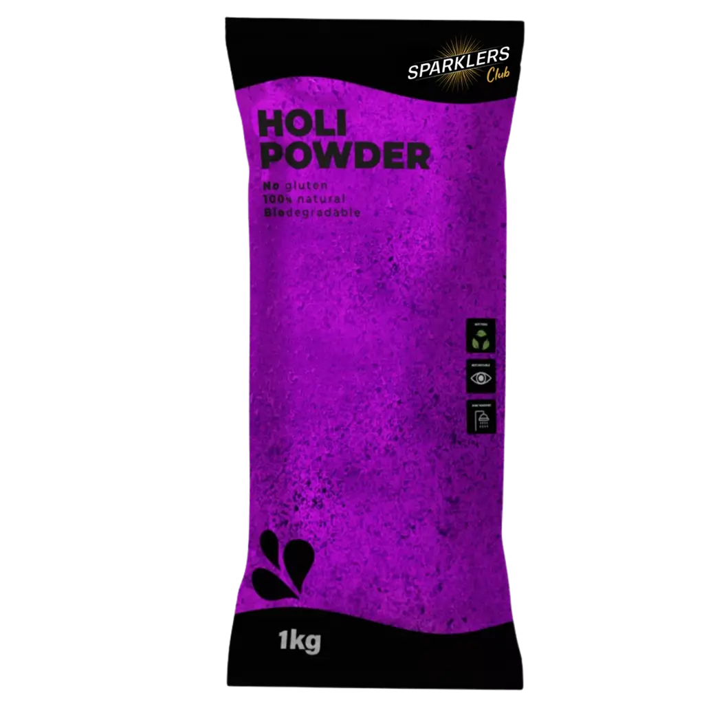Holi Purple Powder – 1kg bag
