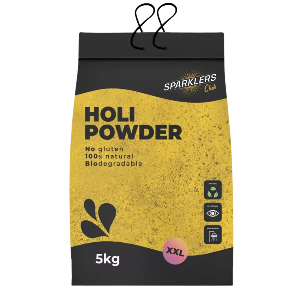 YELLOW Holi powder – 5kg bag