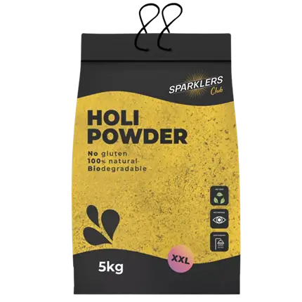 YELLOW Holi powder – 5kg bag