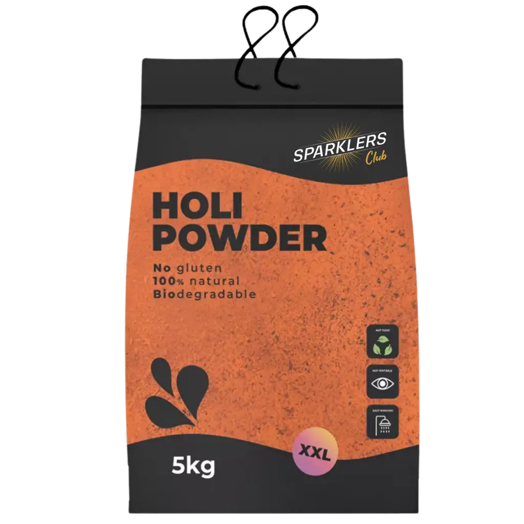 Holi ORANGE powder – 5kg bag