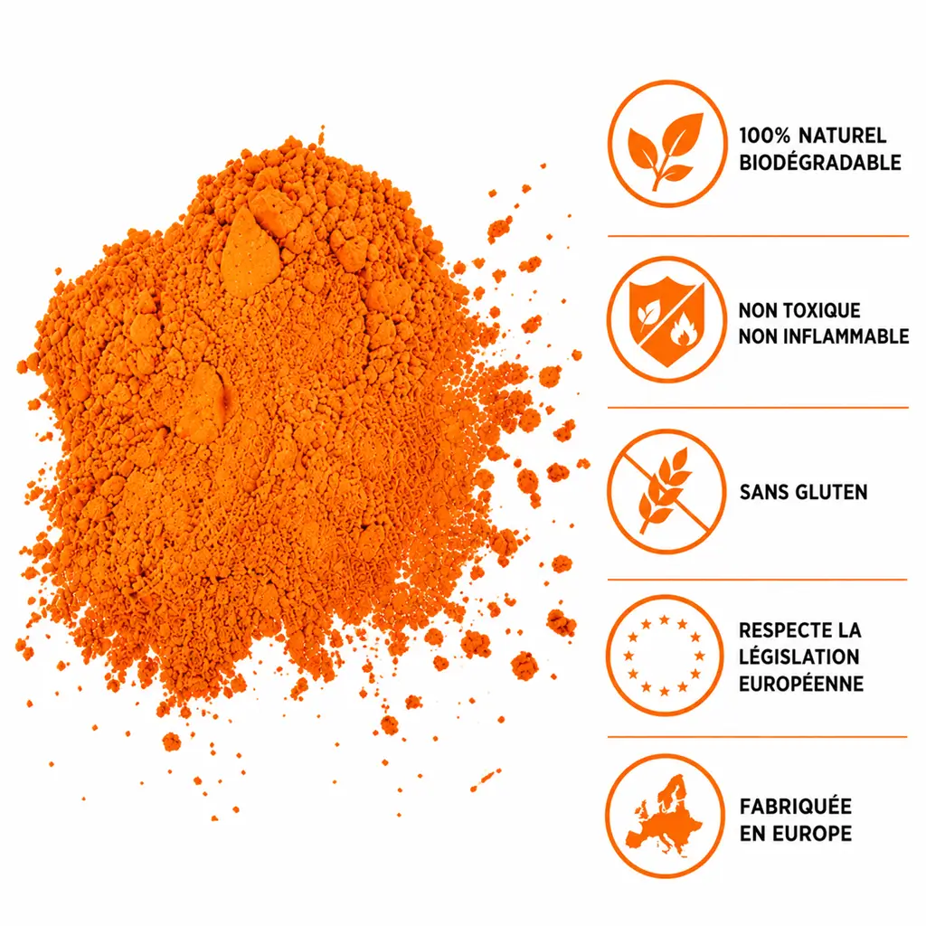 Holi ORANGE powder – 5kg bag
