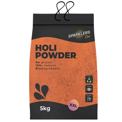 Holi ORANGE powder – 5kg bag