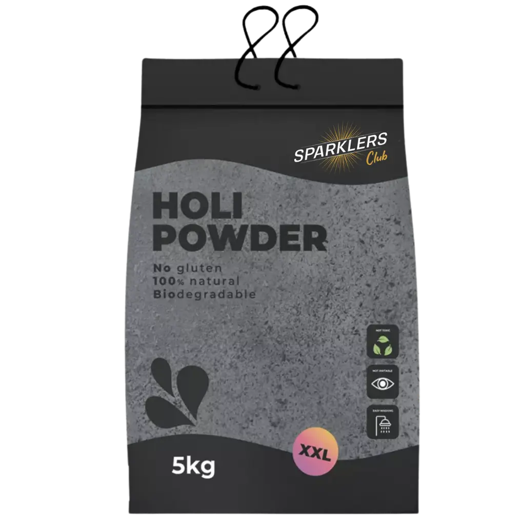 BLACK Holi Powder – 5kg bag
