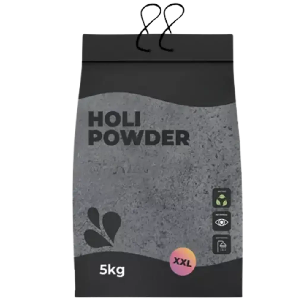 BLACK Holi Powder – 5kg bag