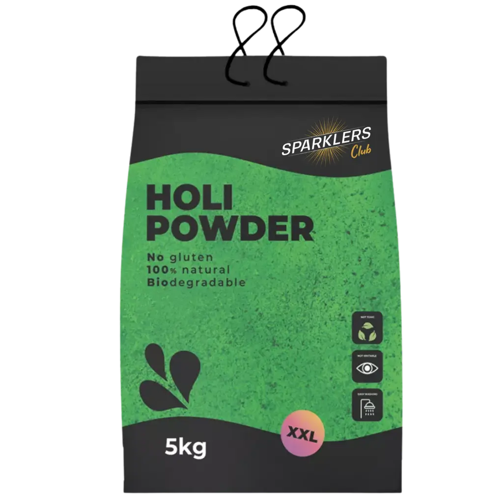 GREEN Holi Powder – 5kg bag