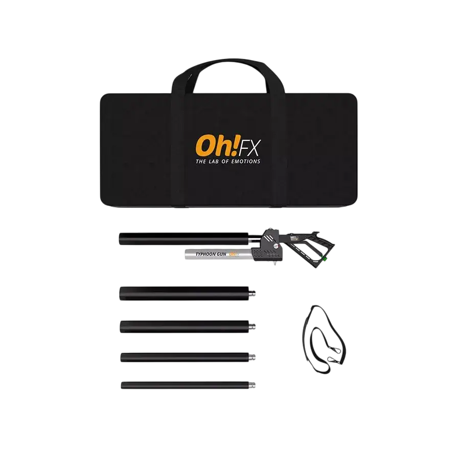 OhFx® TYPHOON GUN – T-shirt, Confetti and Holi Powder Gun