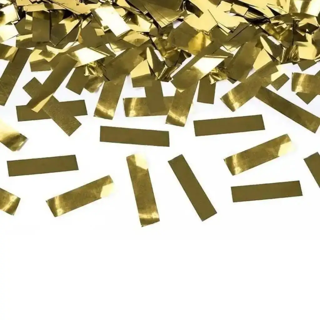 Set of 4 x 60 cm Gold Confetti Cannons