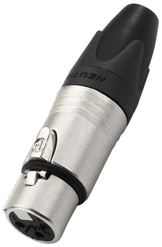 Female XLR connector, 3-pin – Neutrik® brand