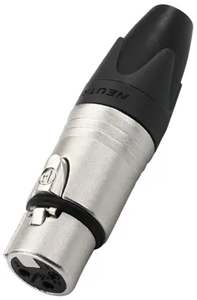 Female XLR connector, 3-pin – Neutrik® brand