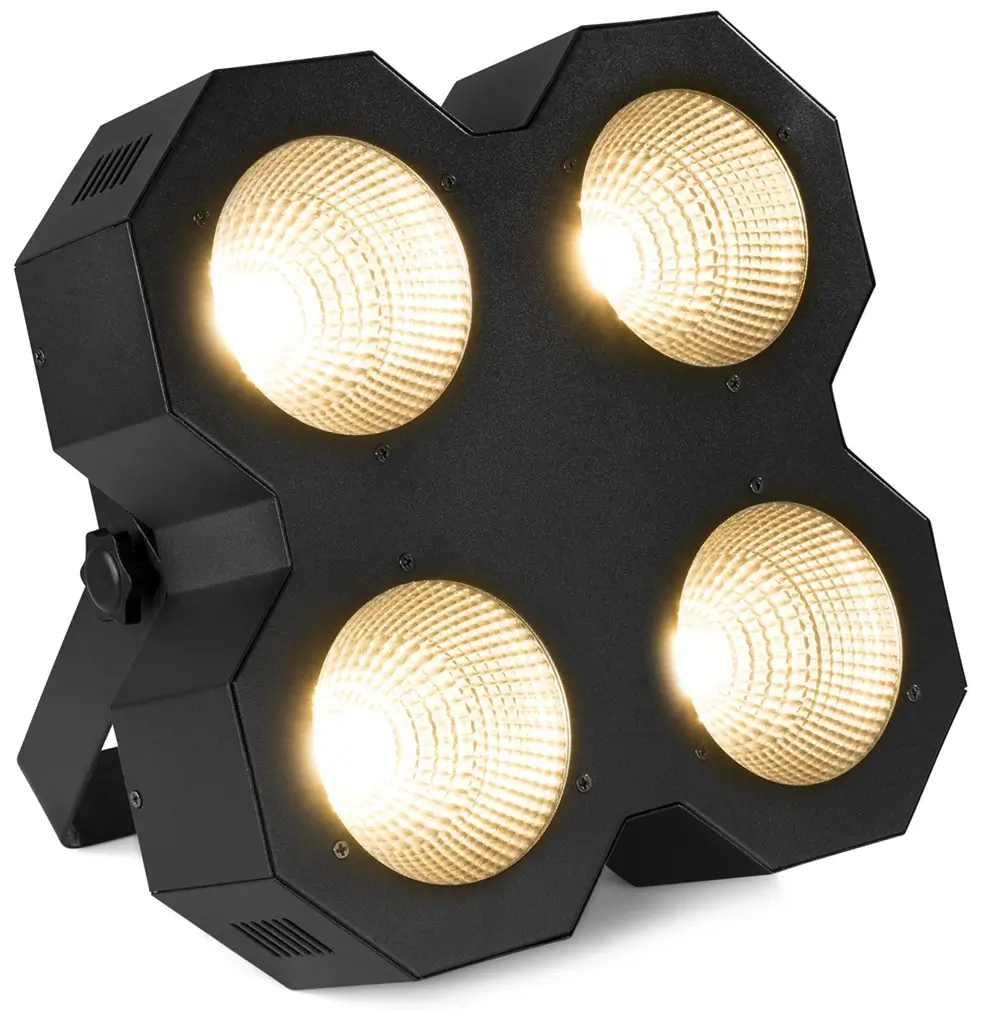 4 x 50 W COB LED stage floodlight, warm white - SB400 - beamZ